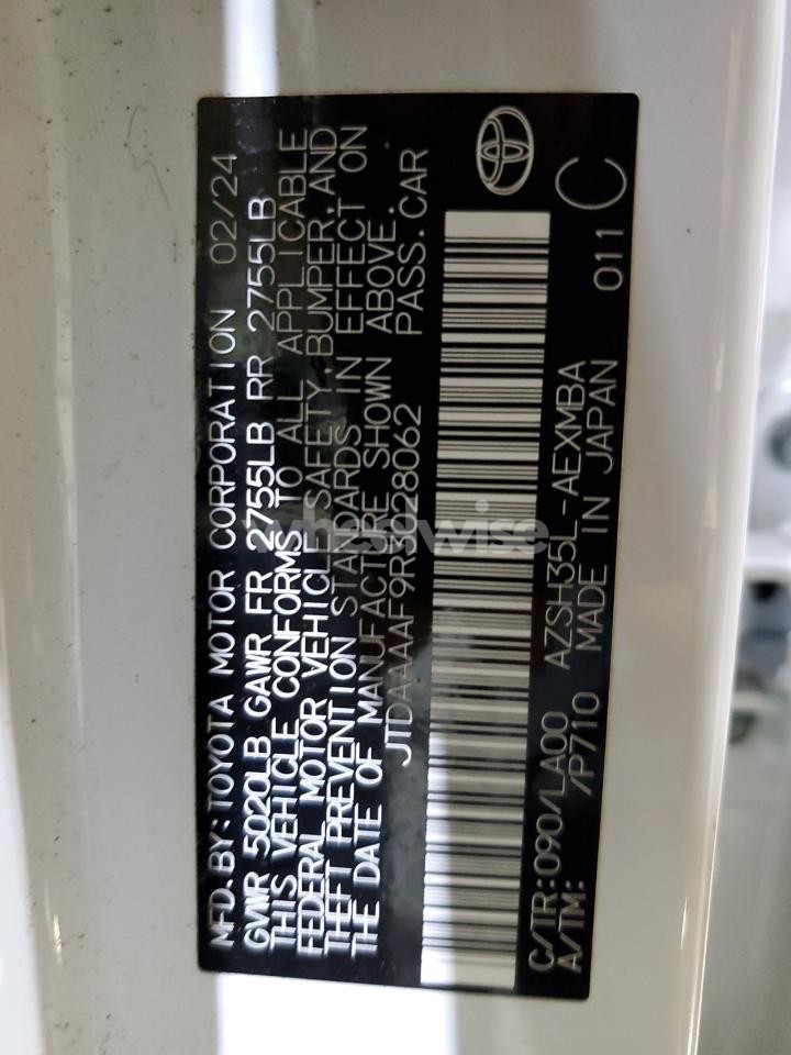 Photo 13 of 2024 TOYOTA CROWN XLE (VIN JTDAAAAF9R3028062)