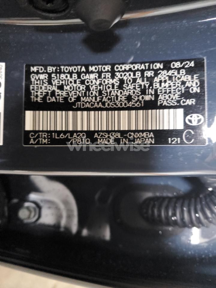 Photo 14 of 2025 TOYOTA CROWN SIGNIA XLE (VIN JTDACAAJ0S3004561)