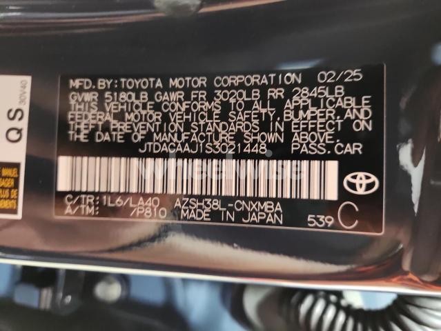 Photo 11 of 2025 TOYOTA CROWN SIGNIA XLE (VIN JTDACAAJ1S3021448)