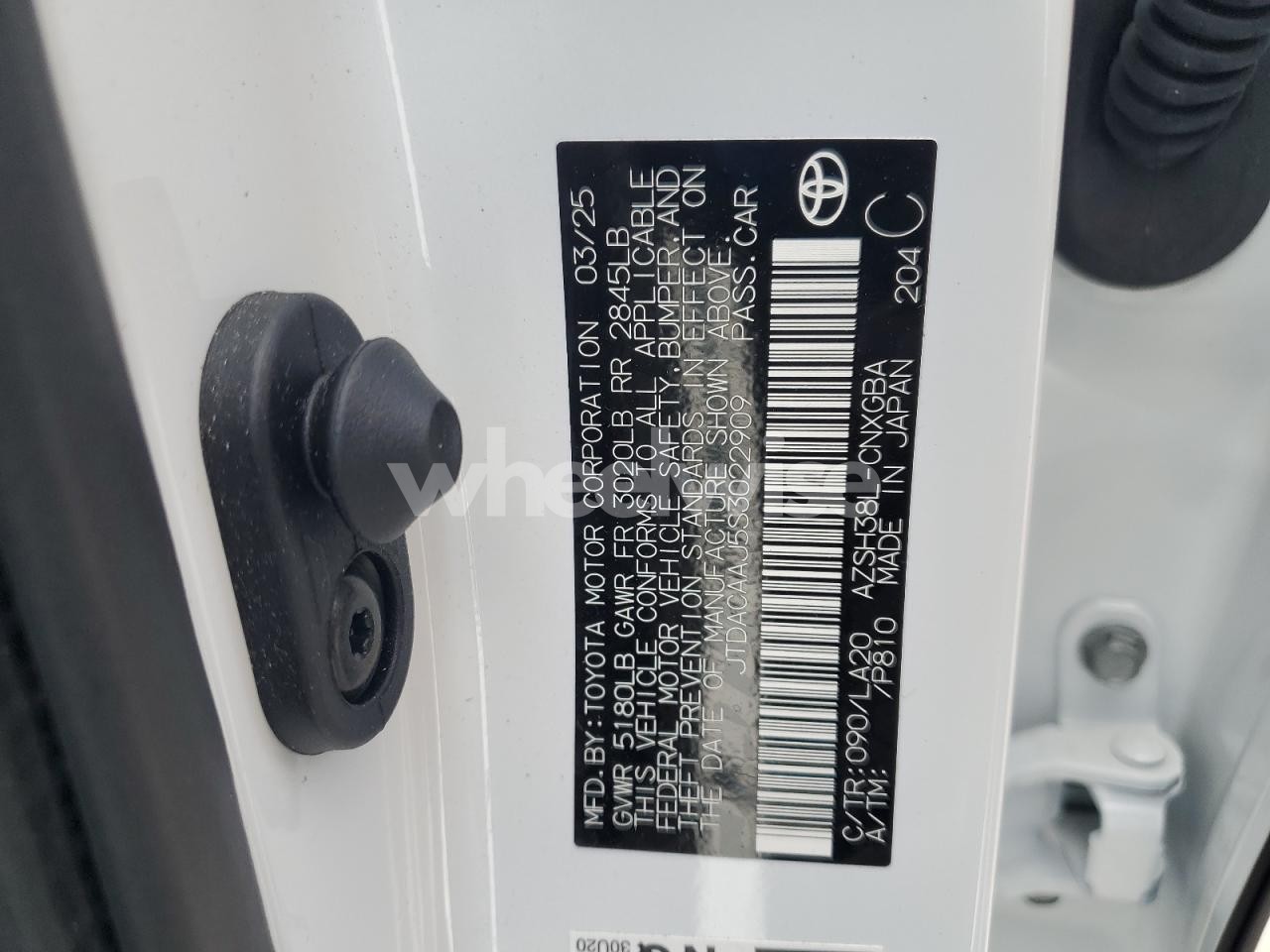 Photo 13 of 2025 TOYOTA CROWN SIGNIA XLE (VIN JTDACAAJ5S3022909)