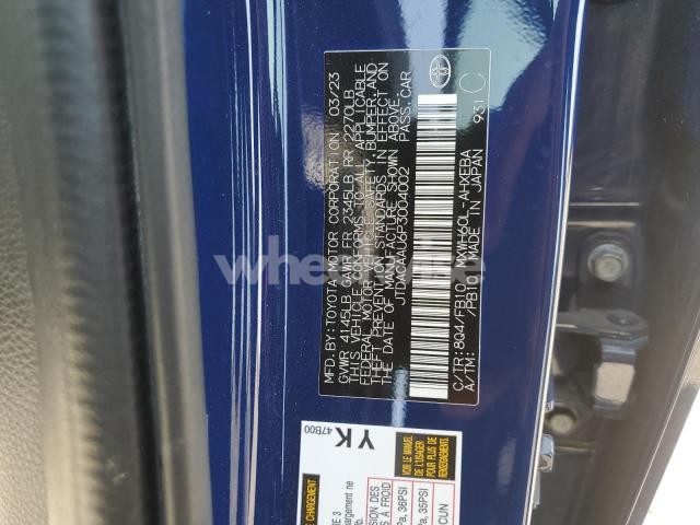 Photo 5 of 2023 TOYOTA PRIUS LE (VIN JTDACAAU6P3004002)