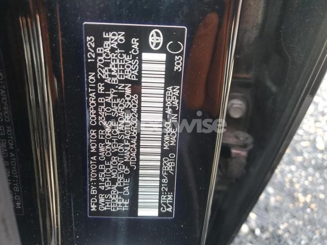 2024 TOYOTA PRIUS LE (VIN JTDACAAU6R3024026) main photo