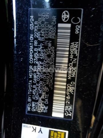 Photo 7 of 2024 TOYOTA PRIUS LE (VIN JTDACAAU7R3028649)