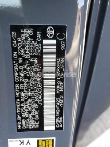 2023 TOYOTA PRIUS PRIME SE (VIN JTDACACU6P3001971) main photo