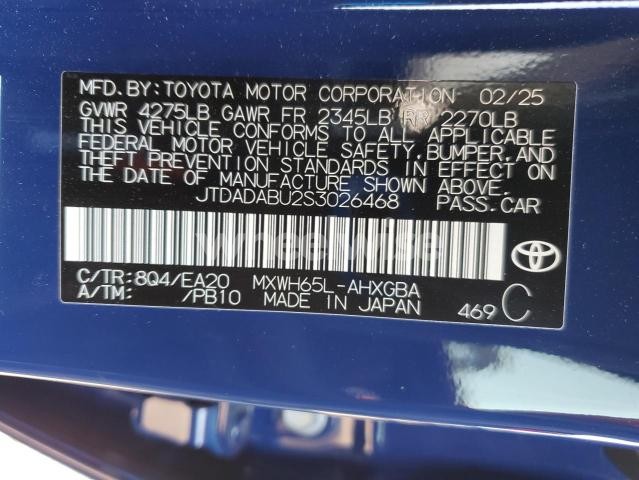 Photo 13 of 2025 TOYOTA PRIUS LE (VIN JTDADABU2S3026468)