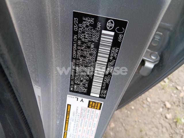 Photo 4 of 2023 TOYOTA PRIUS LE (VIN JTDADABU9P3002451)