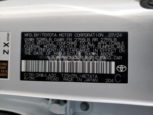 Photo 5 of 2025 TOYOTA CROWN PLATINUM (VIN JTDAFAAFXS3011892)