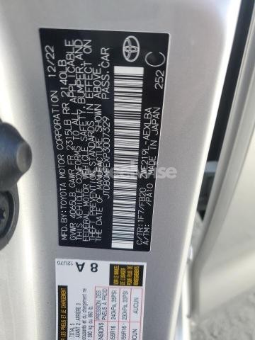 Photo 8 of 2023 TOYOTA COROLLA LE (VIN JTDBCMFEXP3007329)