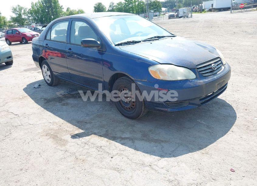 2003 Toyota Corolla CE (VIN JTDBR32E230022594) main photo