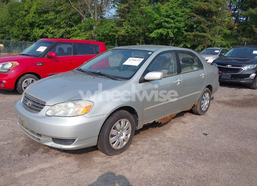 Photo 2 of 2003 Toyota Corolla LE (VIN JTDBR32EX30015439)