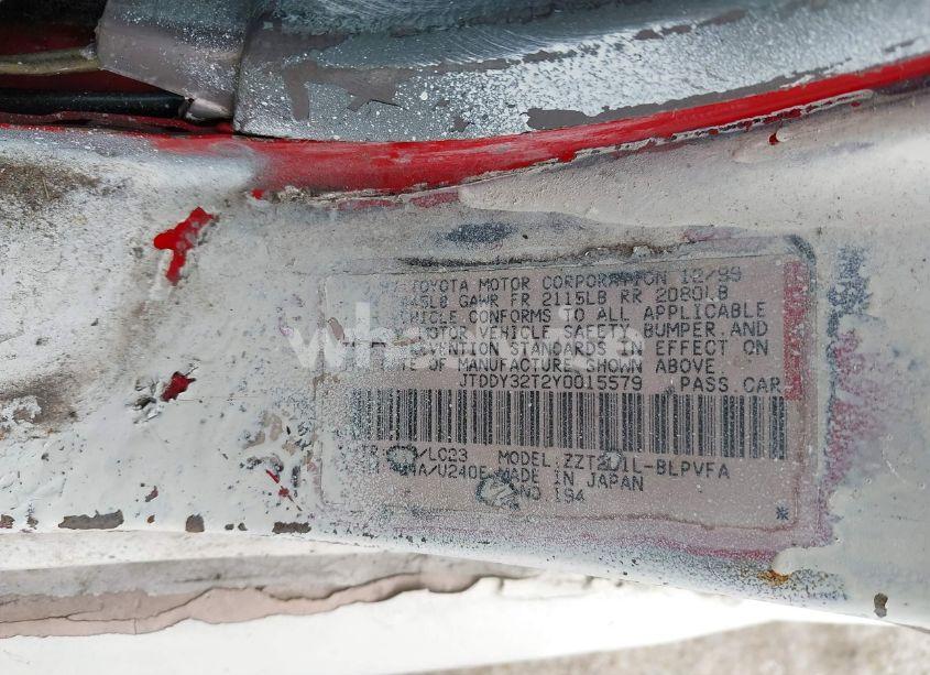 Photo 9 of 2000 Toyota Celica GTS (VIN JTDDY32T2Y0015579)