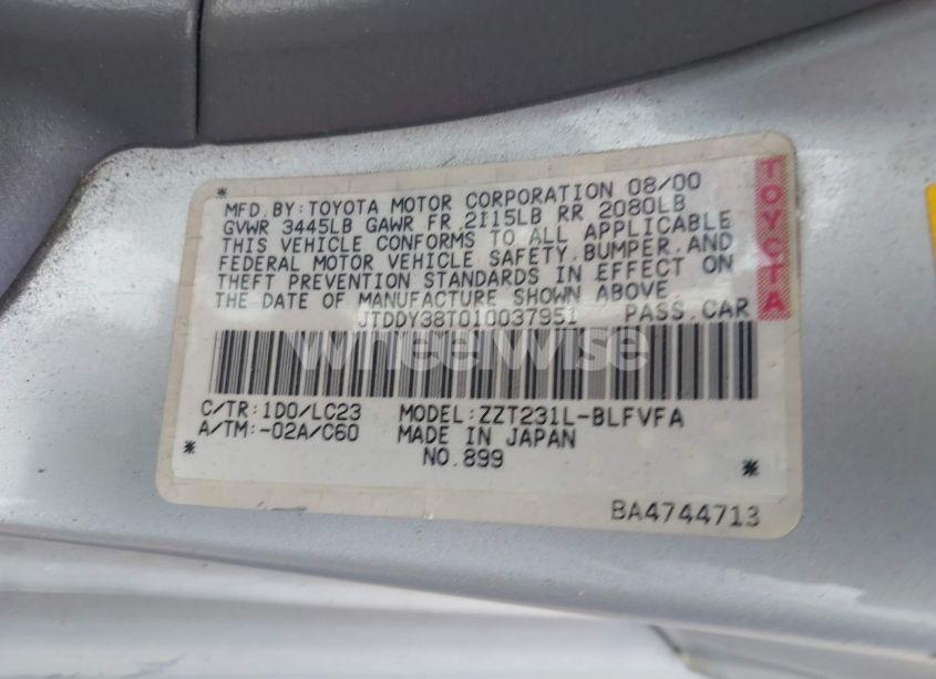 Photo 9 of 2001 Toyota Celica GTS (VIN JTDDY38T010037951)