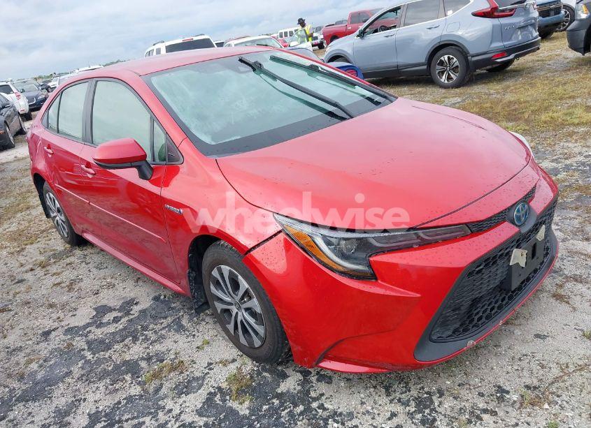 2021 Toyota Corolla HYBRID LE (VIN JTDEAMDE2MJ020394) main photo