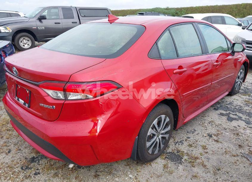 Photo 4 of 2021 Toyota Corolla HYBRID LE (VIN JTDEAMDE2MJ020394)