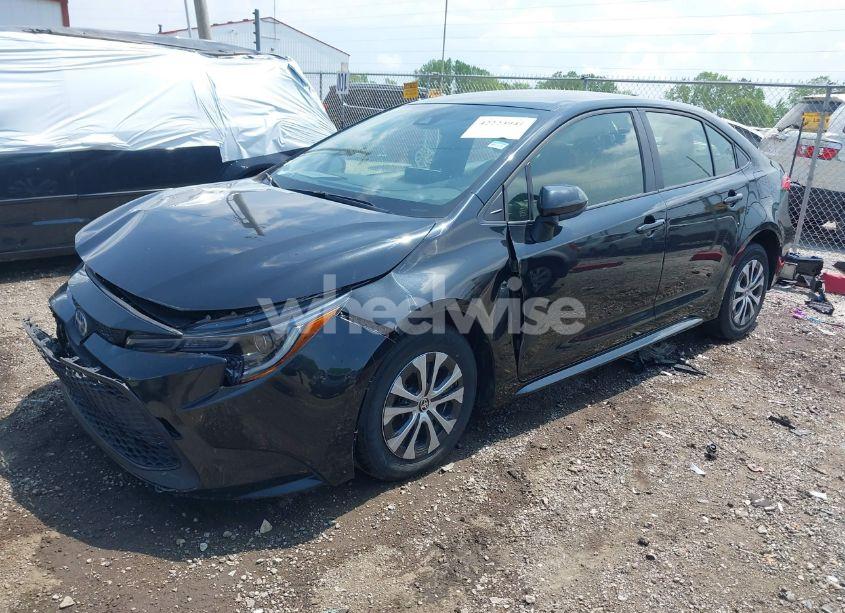 Photo 2 of 2022 Toyota Corolla HYBRID LE (VIN JTDEAMDE2NJ058743)