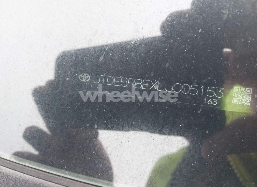 Photo 9 of 2020 Toyota Corolla HYBRID LE (VIN JTDEBRBEXLJ005153)