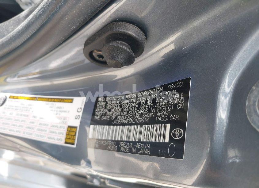 Photo 9 of 2021 Toyota Corolla LE (VIN JTDEPMAE0MJ139614)