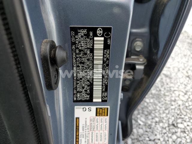 Photo 3 of 2022 TOYOTA COROLLA LE (VIN JTDEPMAE2N3012434)