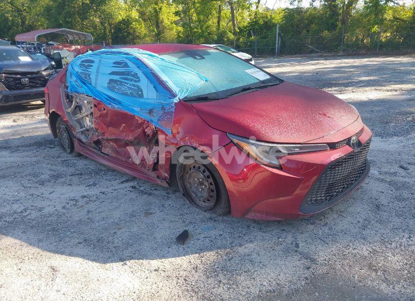 2022 Toyota Corolla LE (VIN JTDEPMAE3NJ219183) main photo