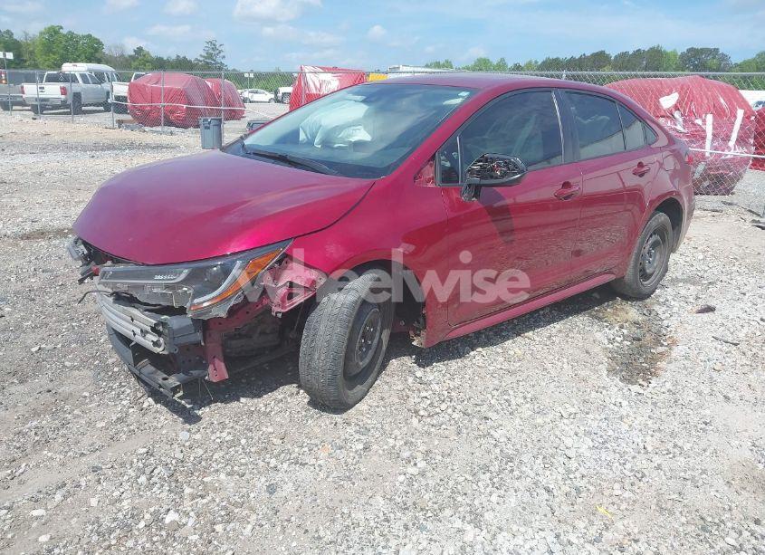 Photo 2 of 2022 Toyota Corolla LE (VIN JTDEPMAE9NJ191650)