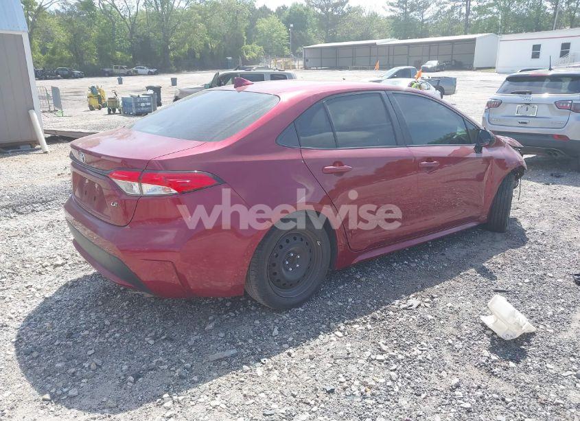 Photo 4 of 2022 Toyota Corolla LE (VIN JTDEPMAE9NJ191650)