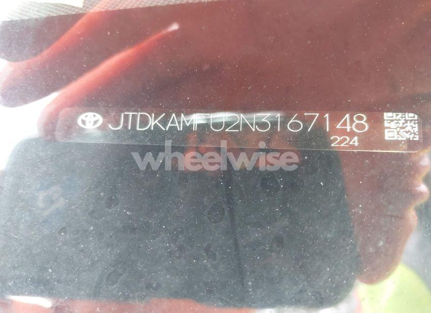 Photo 18 of 2022 Toyota Prius LE (VIN JTDKAMFU2N3167148)