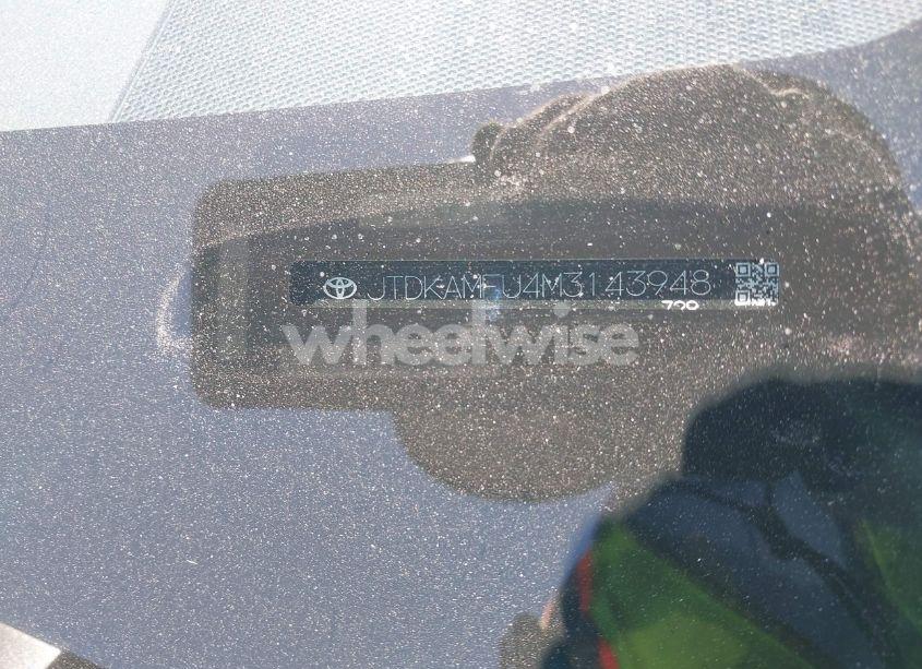 Photo 9 of 2021 Toyota Prius EDITION/L ECO/LE/LIMITED/XLE (VIN JTDKAMFU4M3143948)