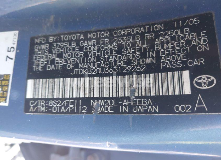 Photo 9 of 2006 Toyota Prius (VIN JTDKB20U363129262)