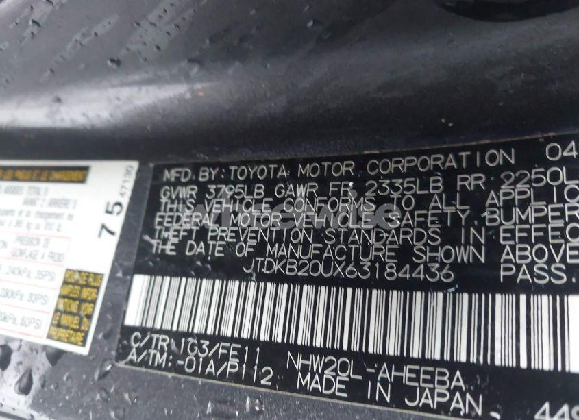 Photo 9 of 2006 Toyota Prius (VIN JTDKB20UX63184436)