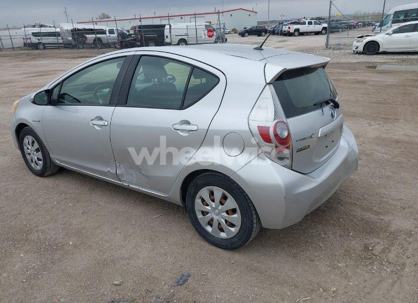 Photo 3 of 2012 Toyota Prius C TWO (VIN JTDKDTB39C1508309)