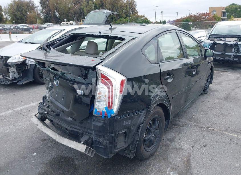 Photo 4 of 2012 Toyota Prius THREE (VIN JTDKN3DU2C1533782)