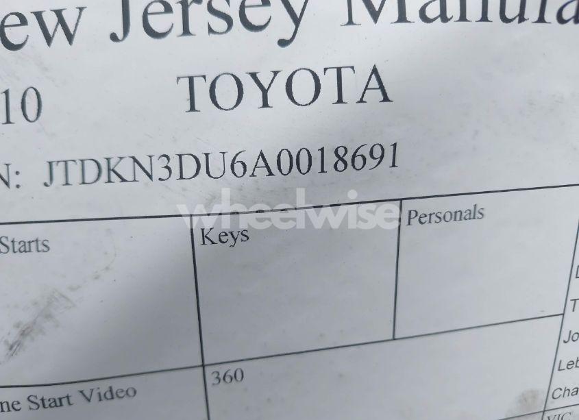 Photo 9 of 2010 Toyota Prius III (VIN JTDKN3DU6A0018691)