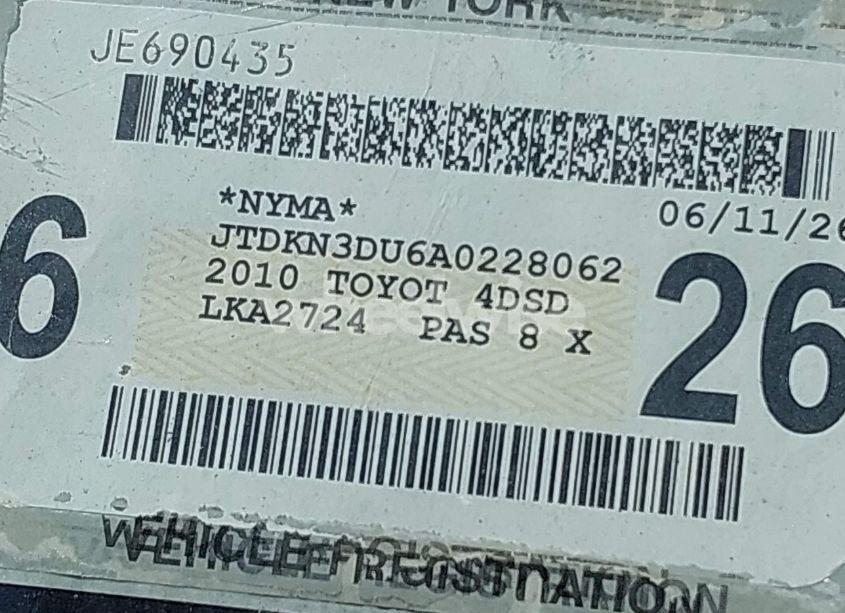 Photo 11 of 2010 Toyota Prius II (VIN JTDKN3DU6A0228062)