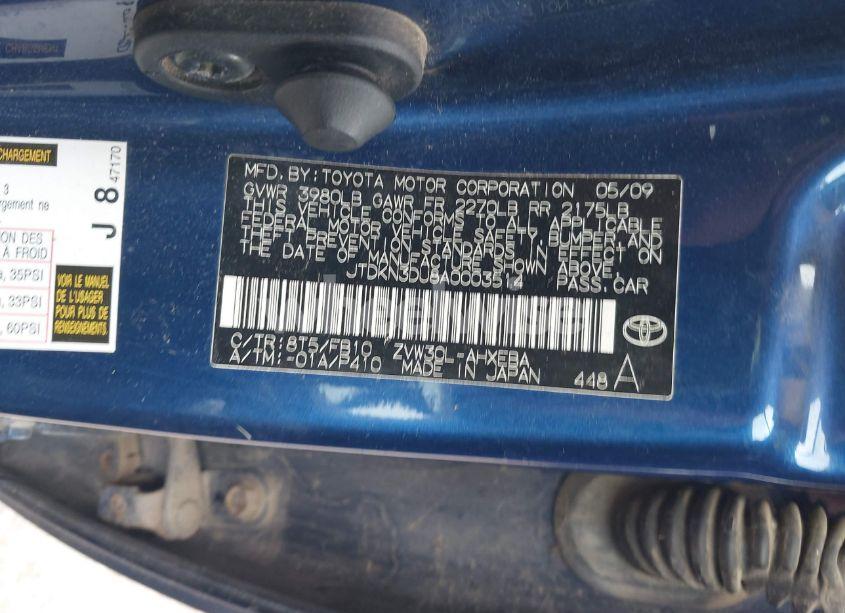 Photo 9 of 2010 Toyota Prius III (VIN JTDKN3DU8A0003514)