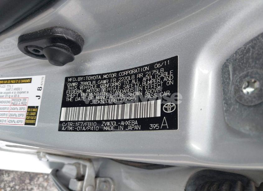 Photo 9 of 2011 Toyota Prius FIVE/FOUR/ONE/THREE/TWO (VIN JTDKN3DU9B1377965)