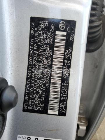 Photo 10 of 2015 TOYOTA PRIUS (VIN JTDKN3DU9F1882720)