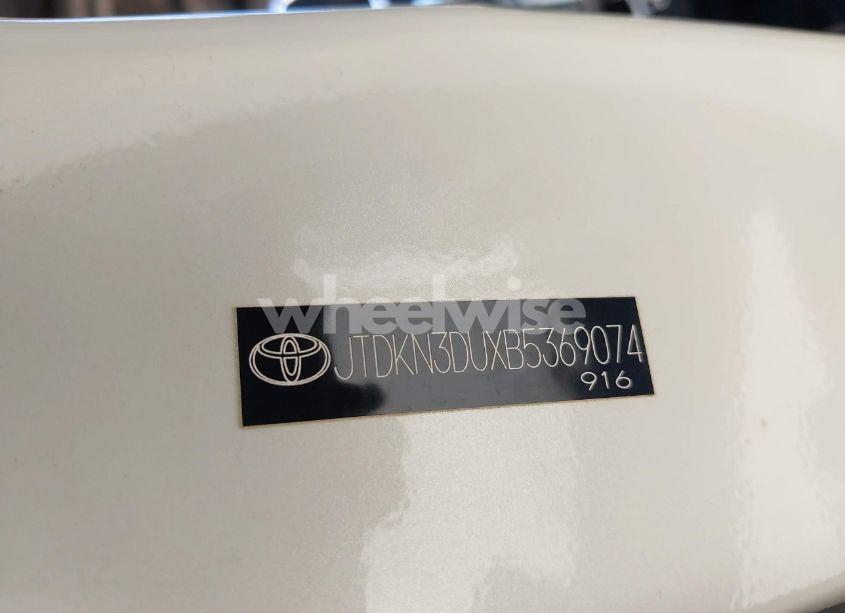 Photo 9 of 2011 Toyota Prius TWO (VIN JTDKN3DUXB5369074)