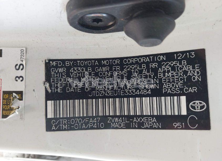 Photo 9 of 2014 Toyota Prius V THREE (VIN JTDZN3EU1E3334484)
