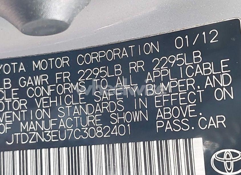 Photo 9 of 2012 Toyota Prius V THREE (VIN JTDZN3EU7C3082401)