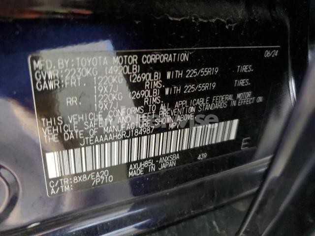 Photo 4 of 2024 TOYOTA VENZA LE (VIN JTEAAAAH6RJ184987)