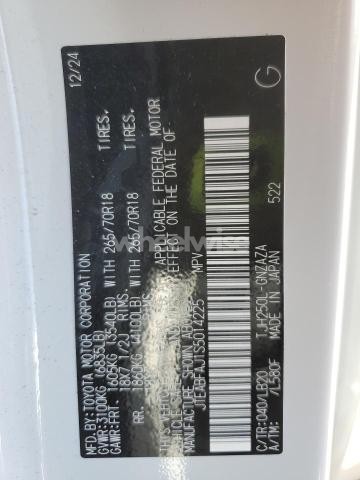 Photo 13 of 2025 TOYOTA LAND CRUISER BASE (VIN JTEABFAJ1S5014225)