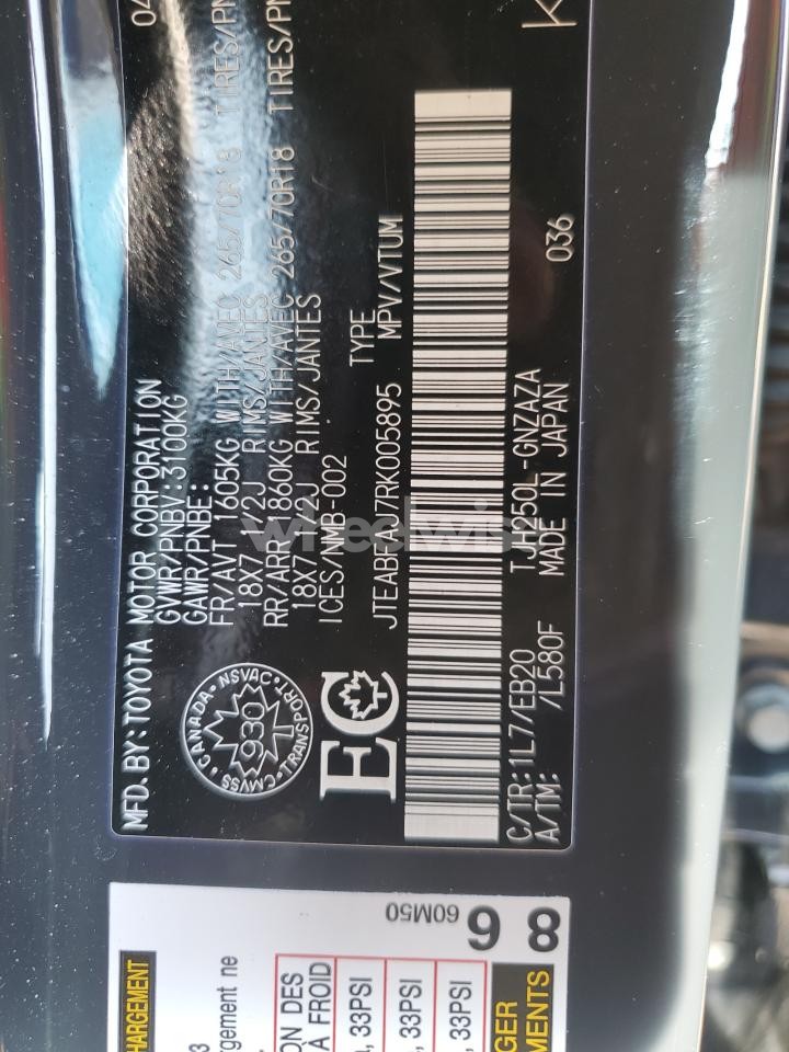 Photo 12 of 2024 TOYOTA LAND CRUISER BASE (VIN JTEABFAJ7RK005895)