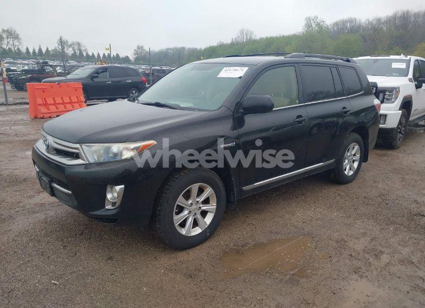 Photo 2 of 2012 Toyota Highlander HYBRID BASE V6 (VIN JTEBC3EH0C2008555)