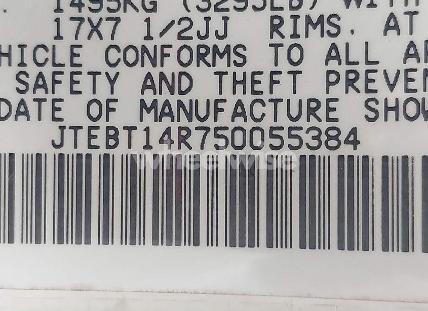 Photo 9 of 2005 Toyota 4runner SR5 V8 (VIN JTEBT14R750055384)