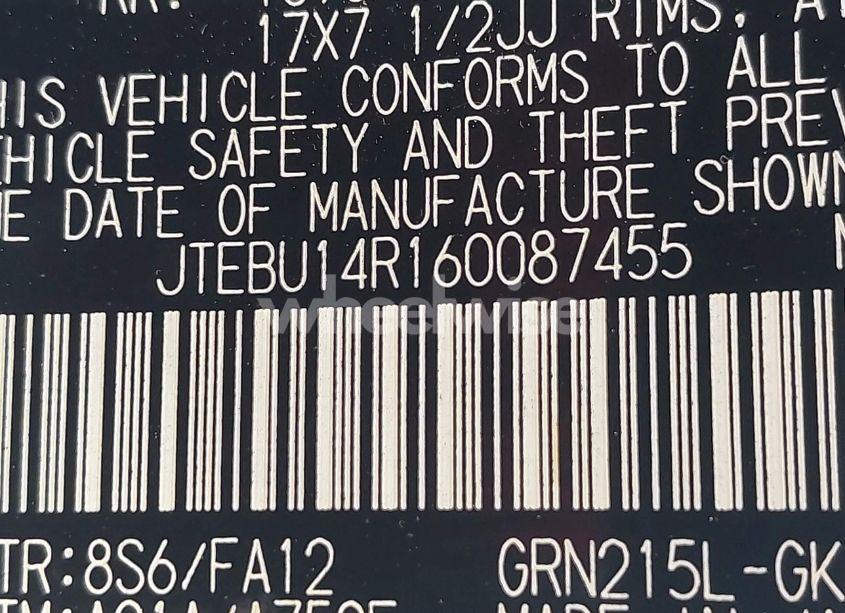 Photo 9 of 2006 Toyota 4runner SR5 V6 (VIN JTEBU14R160087455)