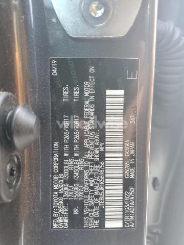 Photo 3 of 2019 TOYOTA 4RUNNER SR5/SR5 PREMIUM (VIN JTEBU5JR1K5698756)