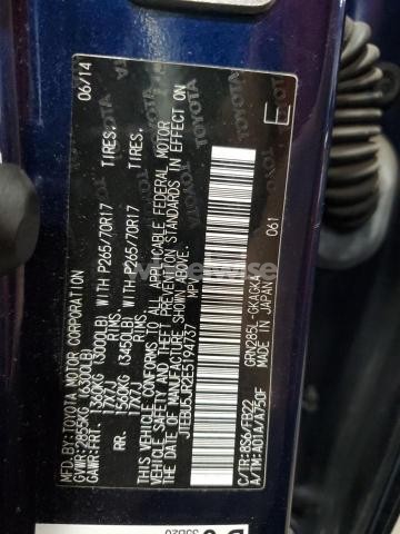 Photo 13 of 2014 TOYOTA 4RUNNER SR5 N/A (VIN JTEBU5JR2E5194737)