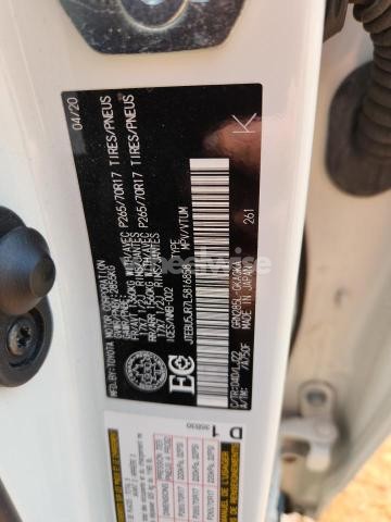 Photo 11 of 2020 TOYOTA 4RUNNER SR5/SR5 PREMIUM (VIN JTEBU5JR7L5816858)