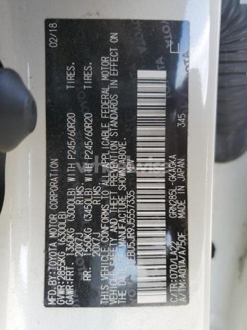 Photo 10 of 2018 TOYOTA 4RUNNER SR5/SR5 PREMIUM (VIN JTEBU5JR9J5557335)