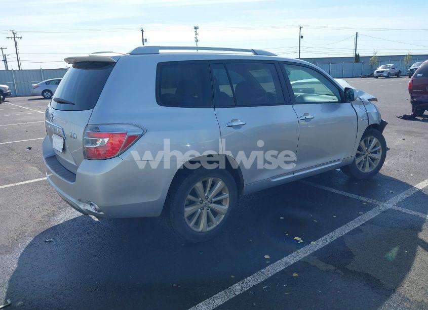 Photo 4 of 2010 Toyota Highlander HYBRID BASE V6 (VIN JTEBW3EH8A2047835)